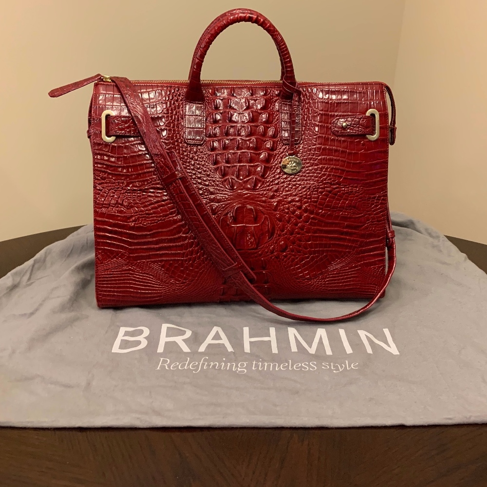 Authentic Brahmin Melbourne Business Tote